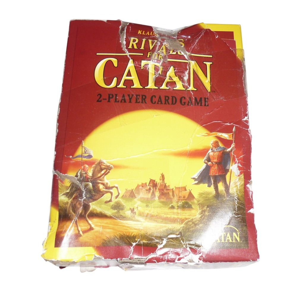 Rivals for Catan 2-Player Card Game CN3131 Klaus Teuber Catan Studio AS-IS Box